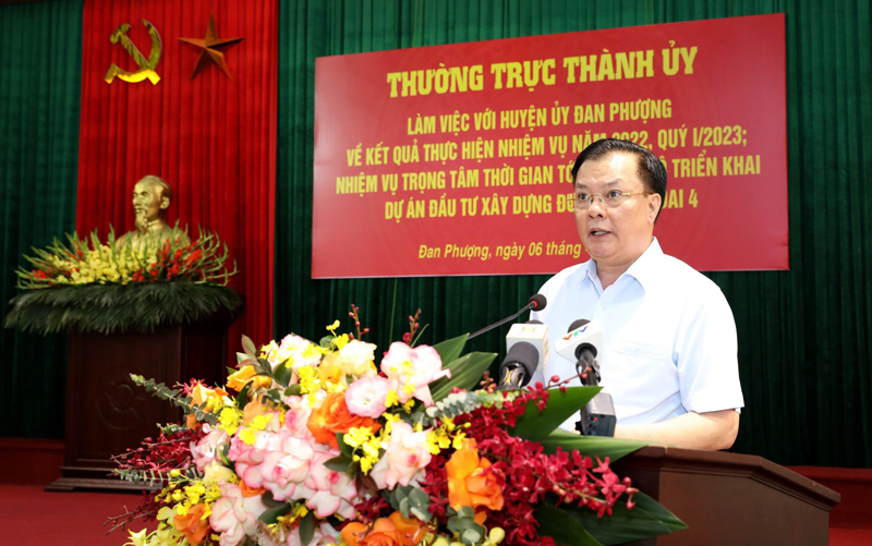  Huyện Đan Phượng còn 9 chỉ tiêu chưa đạt điều kiện lên quận - ảnh 1