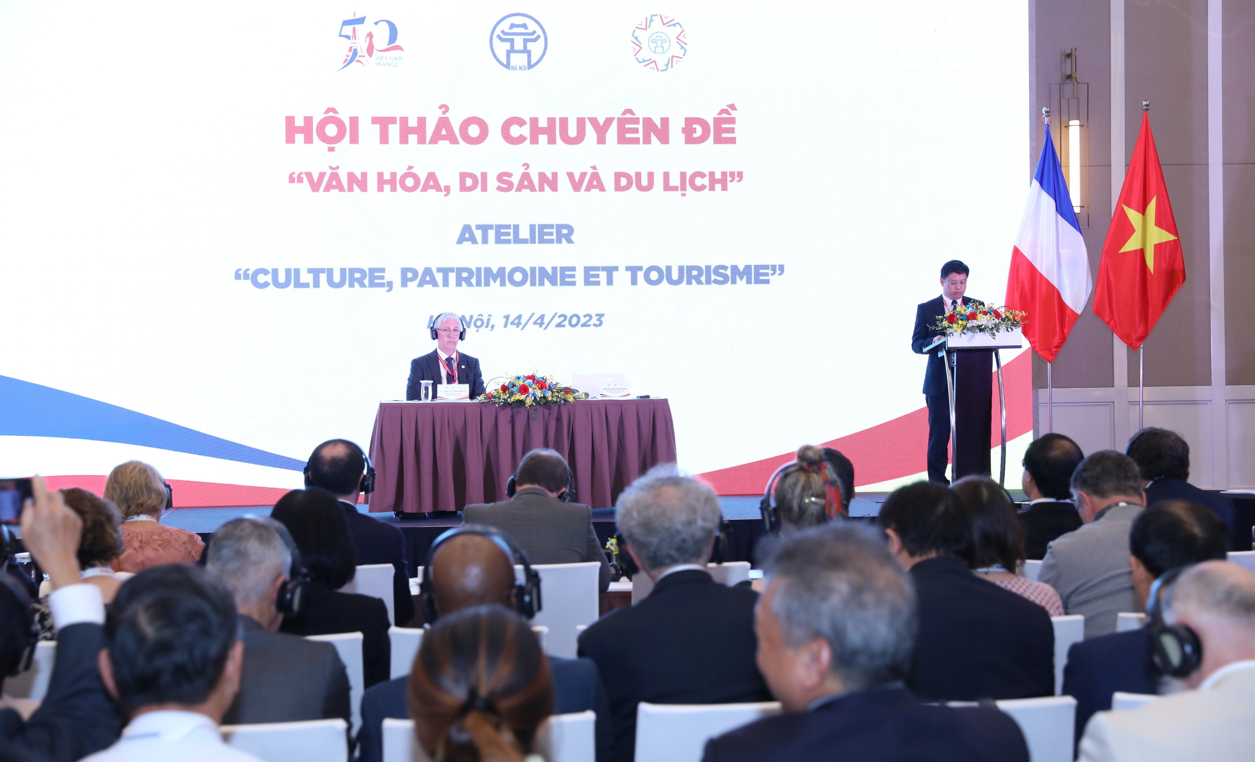 Hà Nội mong muốn Pháp tiếp tục hỗ trợ, hợp tác, đồng hành trong bảo tồn và phát huy giá trị di sản văn hóa - ảnh 1