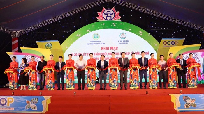  17 tỉnh thành tham gia Hội chợ giống, vật tư thiết bị nông nghiệp, nông sản an toàn, sản phẩm OCOP, làng nghề Hà Nội - ảnh 1