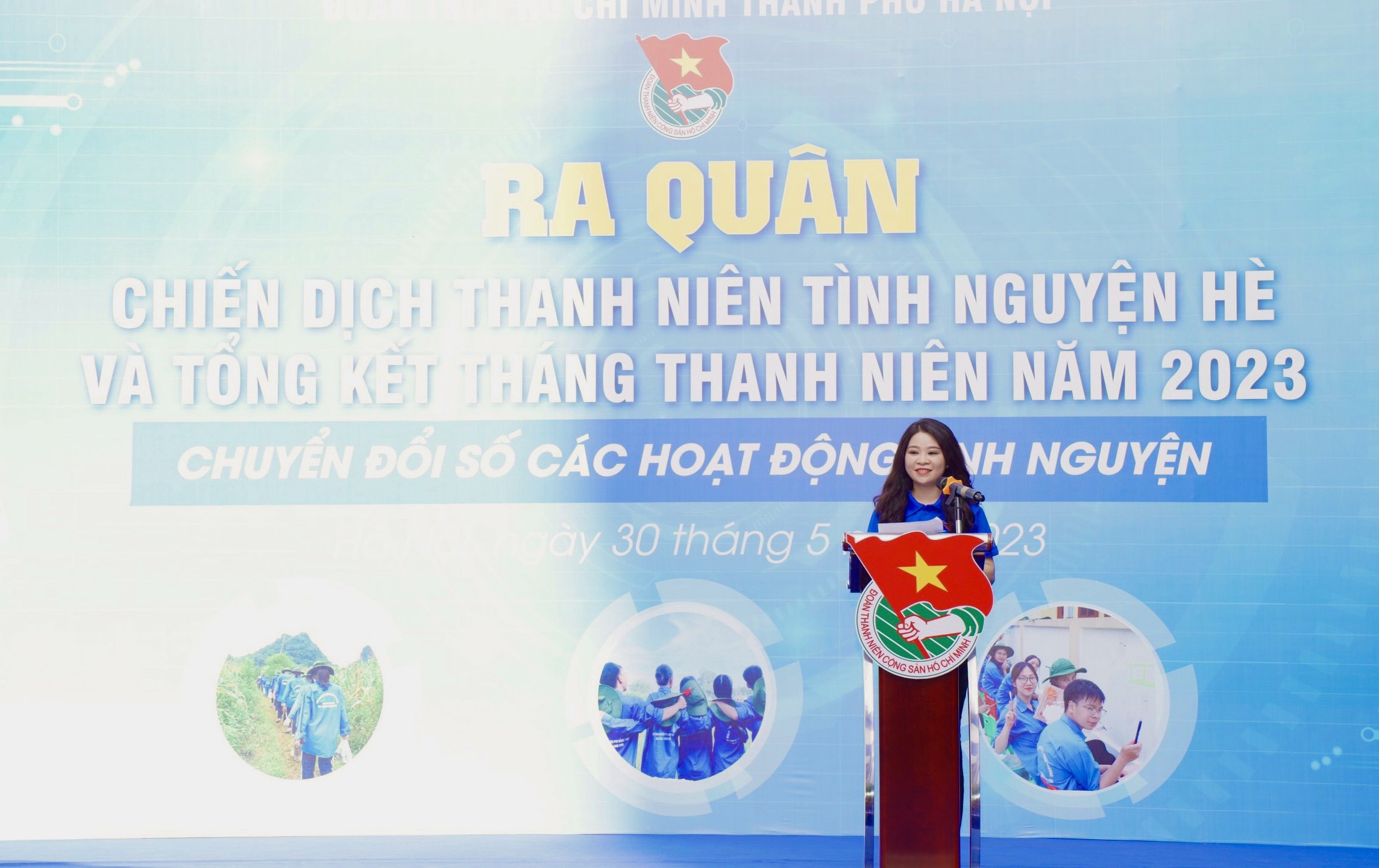 Tuổi trẻ Hà Nội ra quân Chiến dịch Thanh niên tình nguyện hè - ảnh 2
