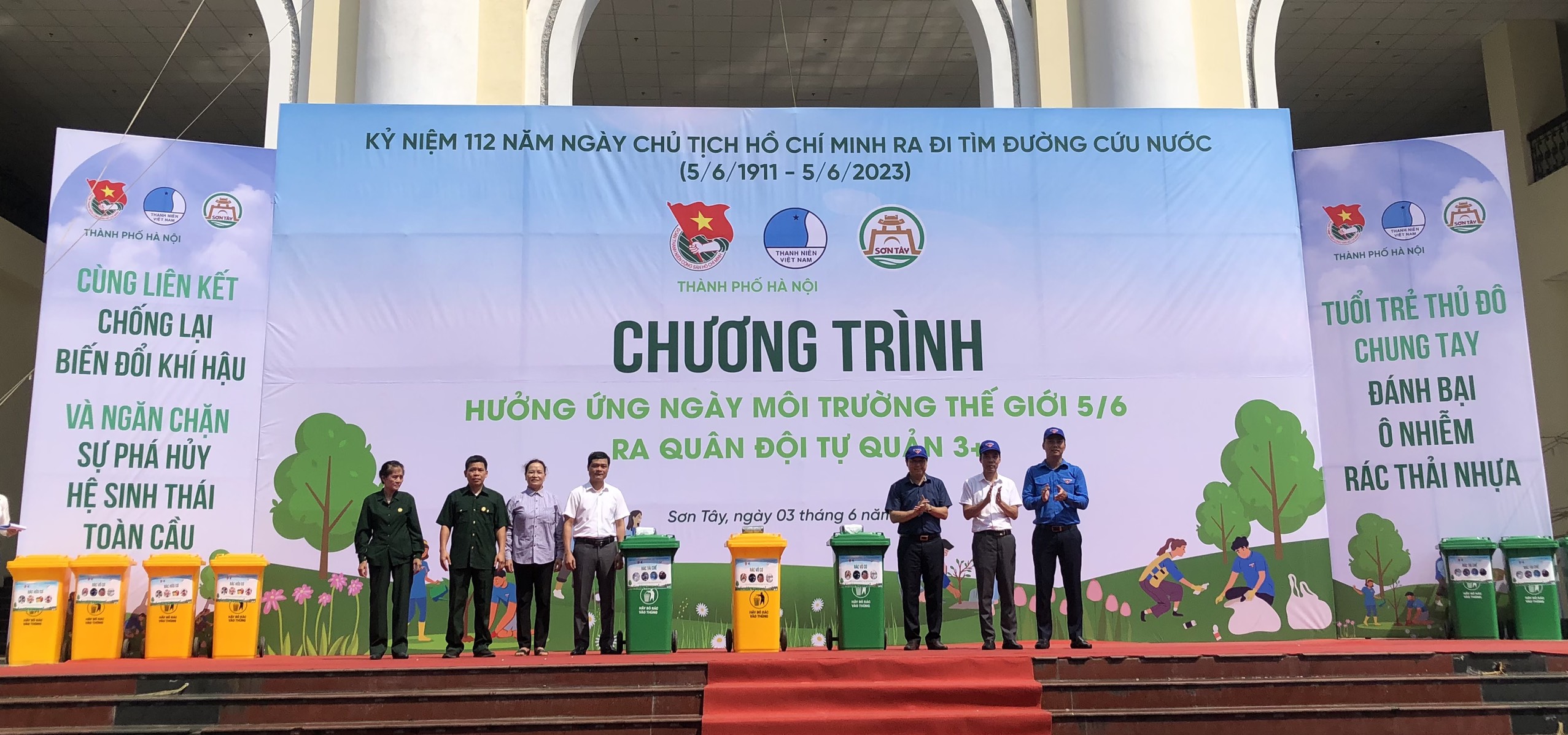 Thành đoàn Hà Nội hưởng ứng ngày môi trường Thế giới; ra quân đội tự quản 3+ - ảnh 2