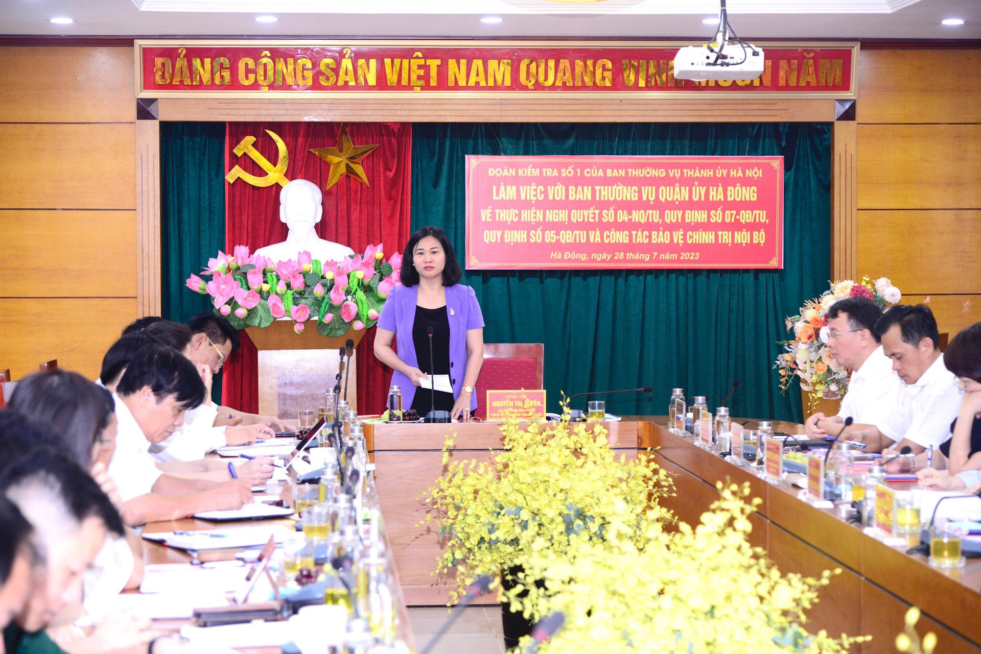 Quận ủy Hà Đông cần tăng cường công tác đào tạo, bồi dưỡng cán bộ, công chức, viên chức - ảnh 1