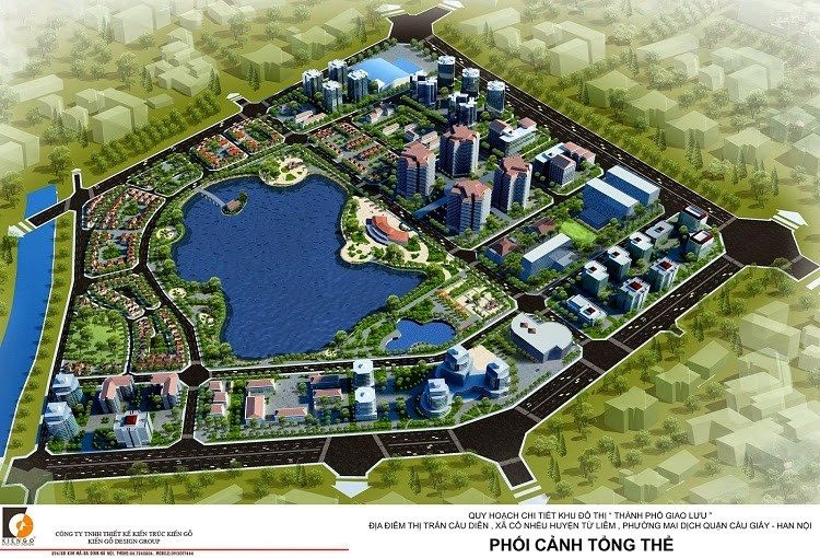 Hà Nội phê duyệt điều chỉnh cục bộ Quy hoạch chi tiết Khu đô thị Thành phố giao lưu thuộc quận Bắc Từ Liêm - ảnh 1