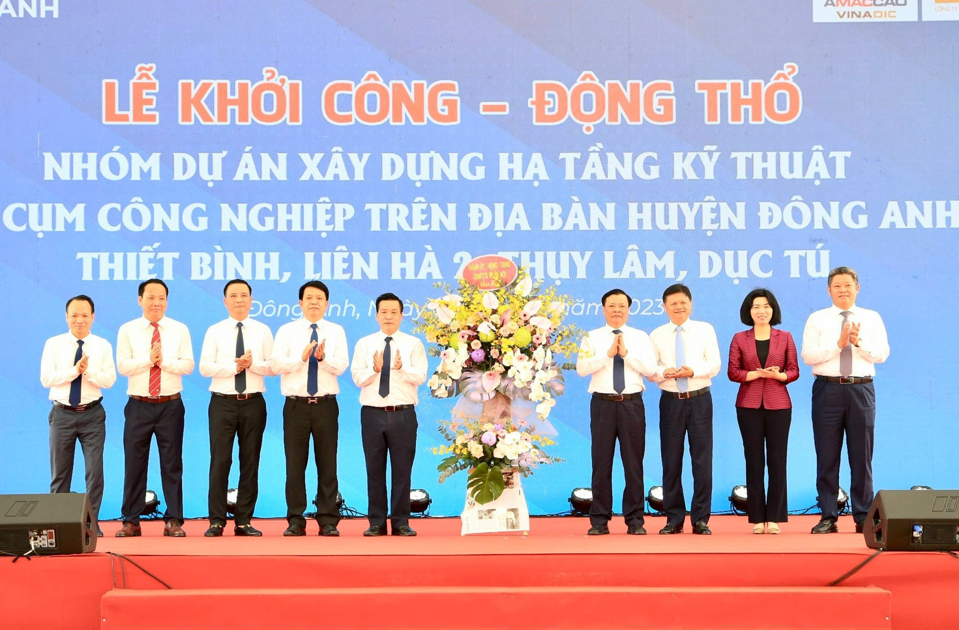 Hà Nội khởi công 4 cụm công nghiệp tại huyện Đông Anh - ảnh 1