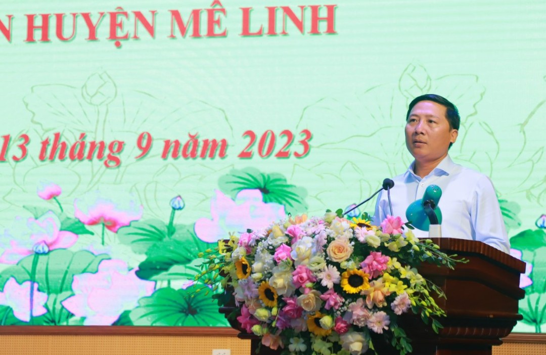 Mê Linh khen thưởng 26 tập thể, cá nhân có thành tích trong triển khai đường Vành đai 4 - ảnh 1