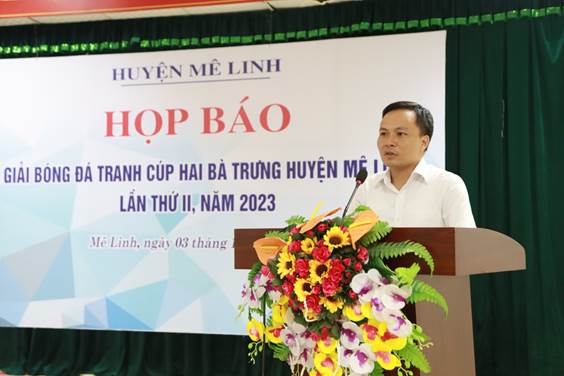 Giải bóng huyện Mê Linh lần thứ II, năm 2023: 21 đội tranh cúp Hai Bà Trưng - ảnh 1