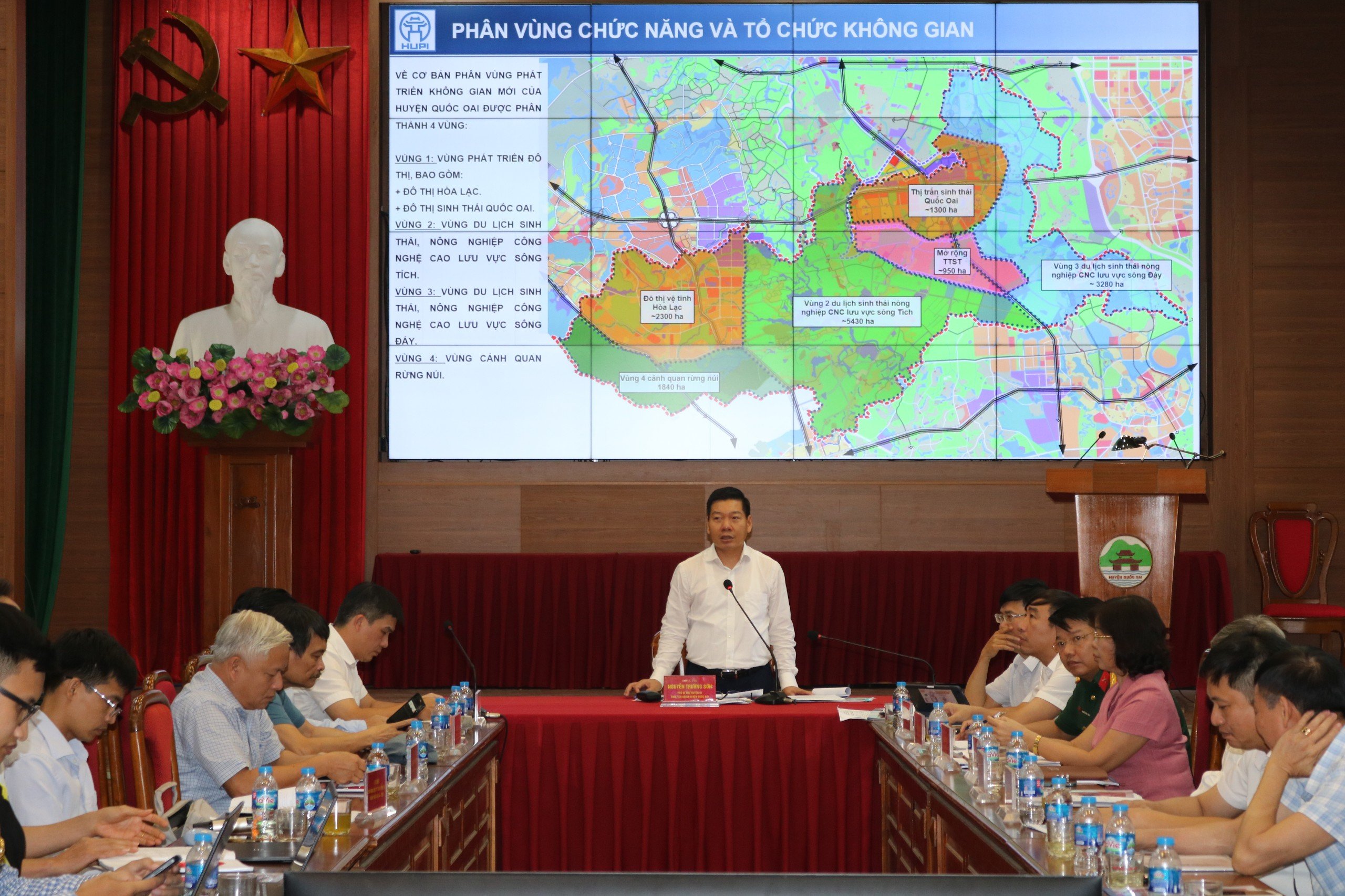 Huyện Quốc Oai: Nhiều lợi thế để trở thành Thành phố sinh thái - ảnh 1