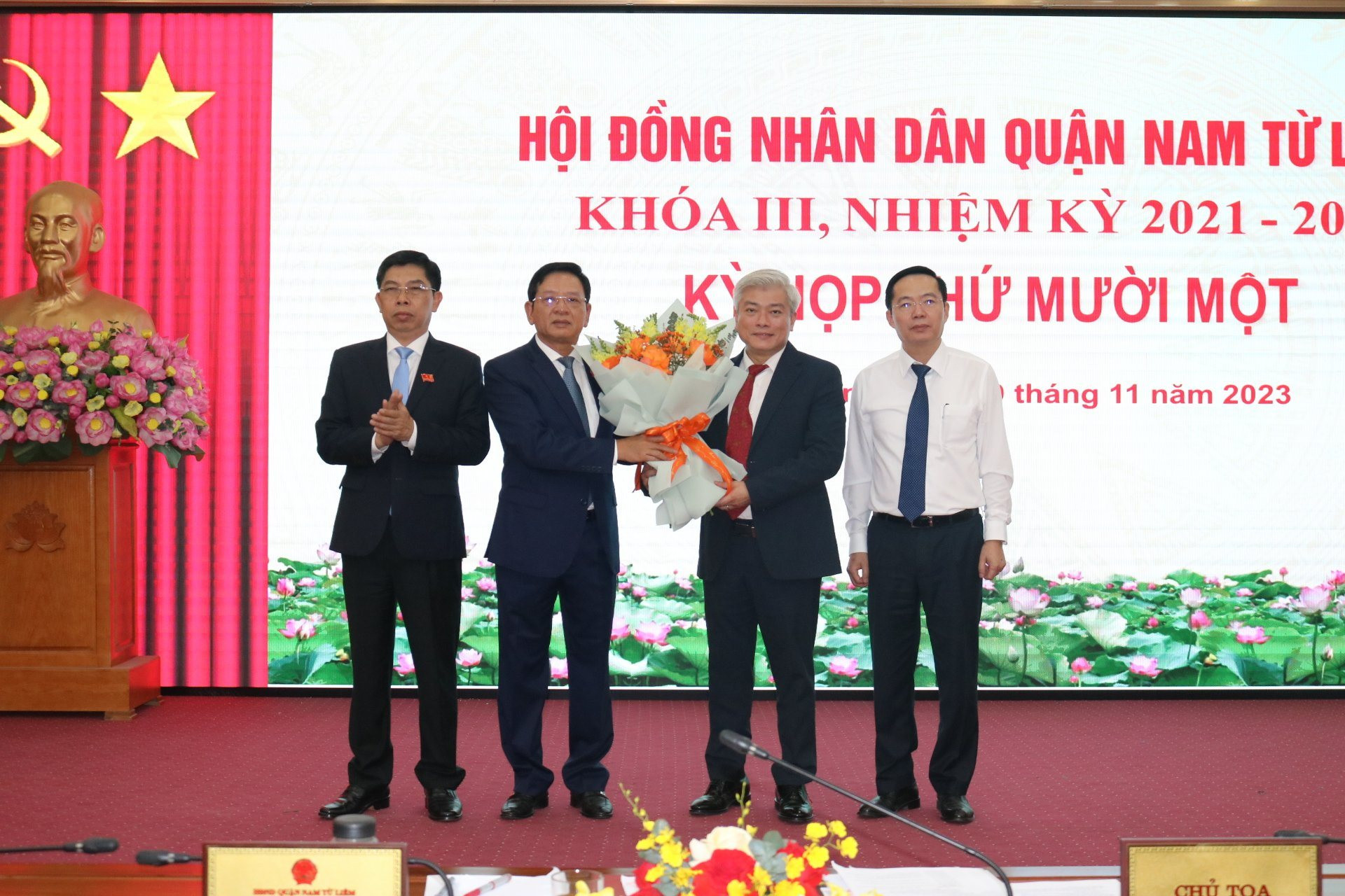 Đồng chí Mai Trọng Thái được bầu làm Chủ tịch UBND quận Nam Từ Liêm - ảnh 1