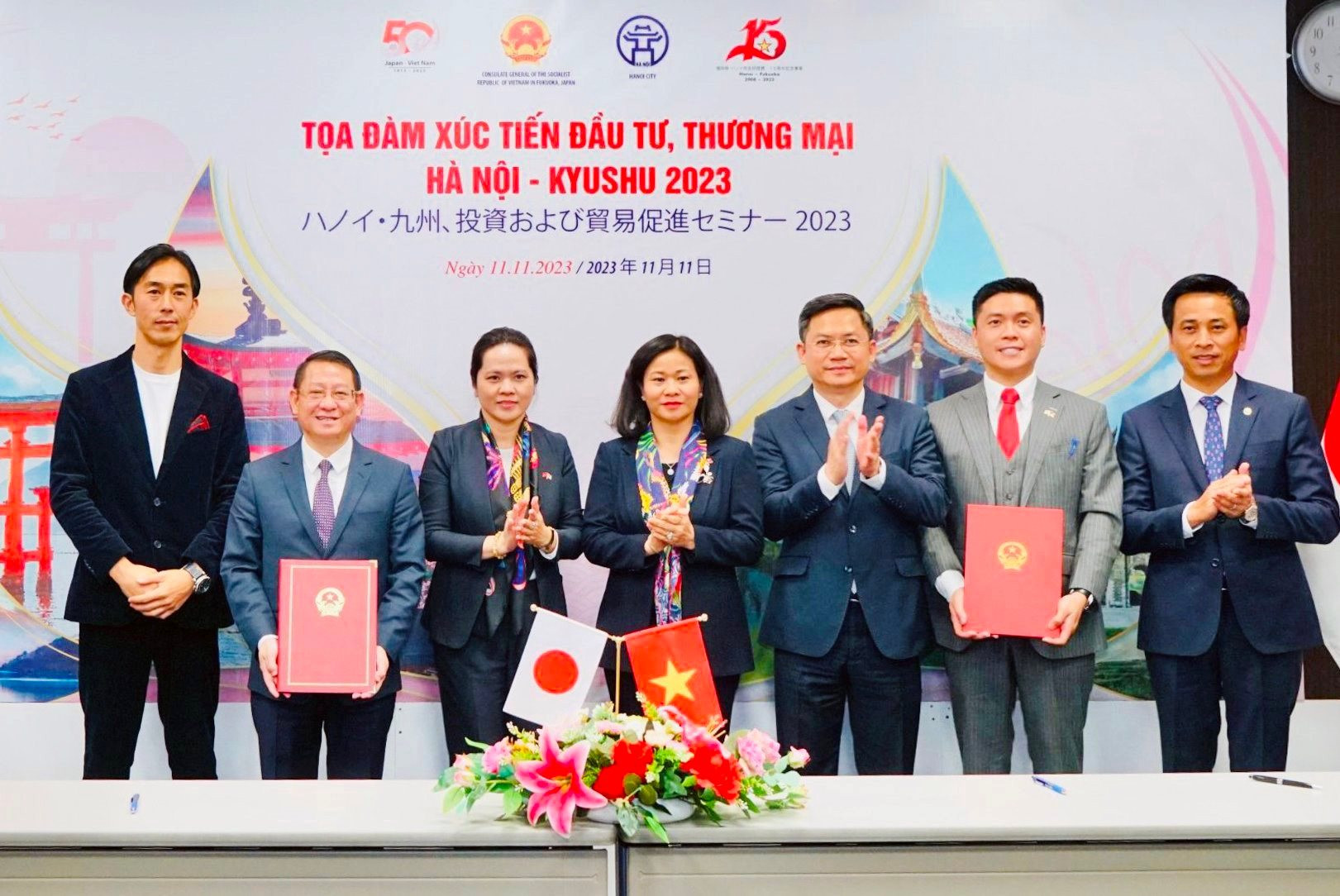 Đoàn đại biểu thành phố Hà Nội kết thúc tốt đẹp chuyến thăm và làm việc tại Nhật Bản, Qatar - ảnh 1
