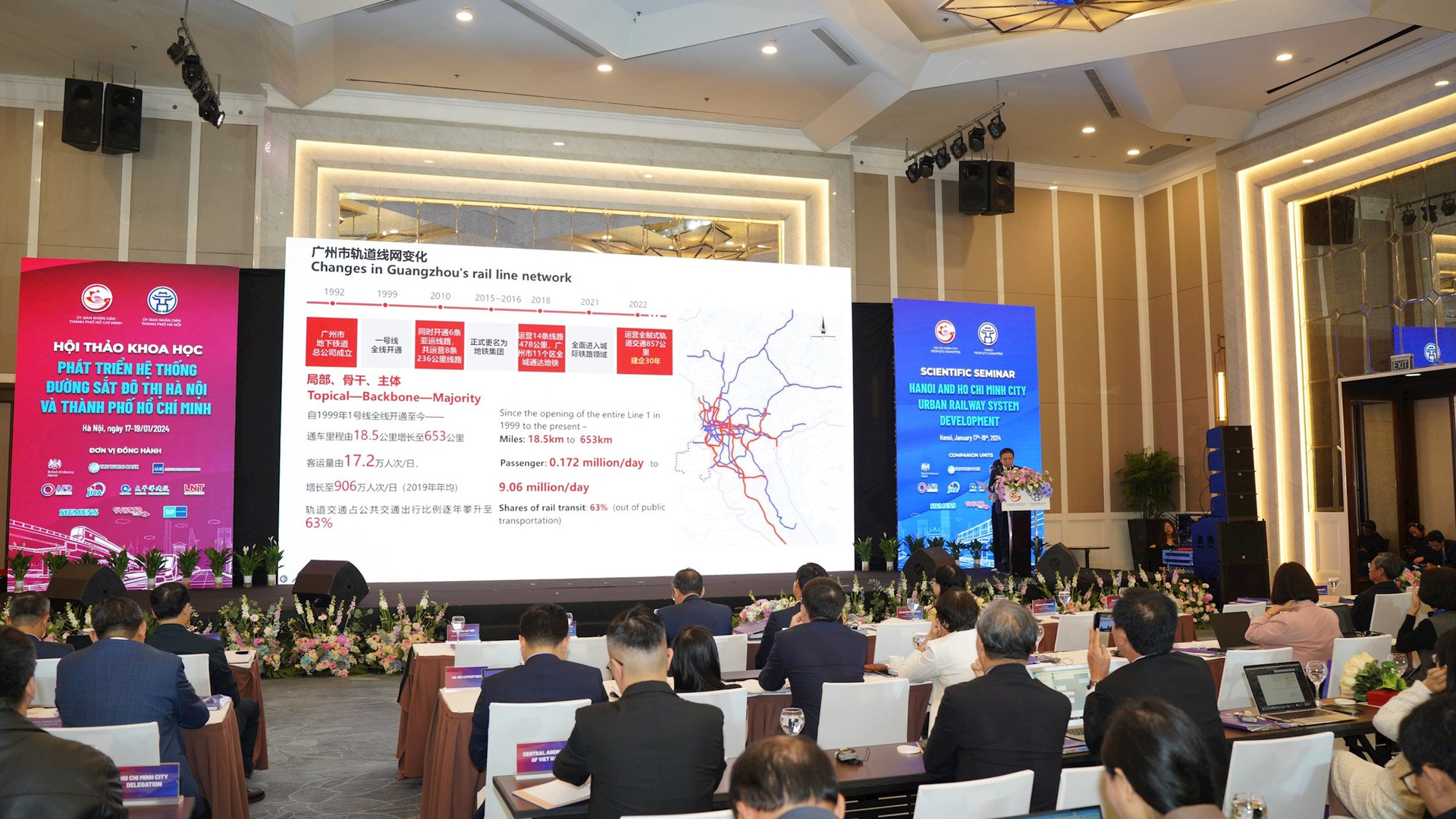 Đường sắt đô thị được kỳ vọng là “xương sống” của mạng lưới giao thông vận tải thành phố - ảnh 1