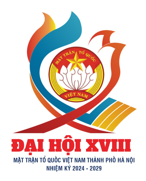 Ra mắt biểu trưng nhận diện truyền thông Đại hội đại biểu Mặt trận Tổ quốc Việt Nam thành phố Hà Nội lần thứ XVIII - ảnh 1