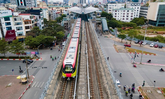 57 kịch bản vận hành thử đoạn trên cao tuyến metro Nhổn - Ga Hà Nội - ảnh 1