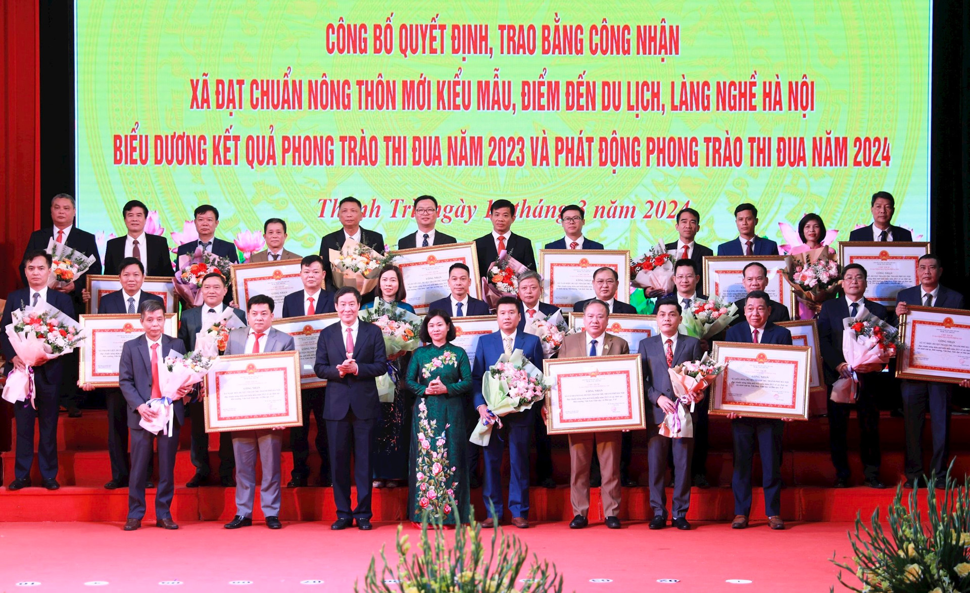 Thanh Trì đạt 30/34 tiêu chuẩn thành lập quận - ảnh 1