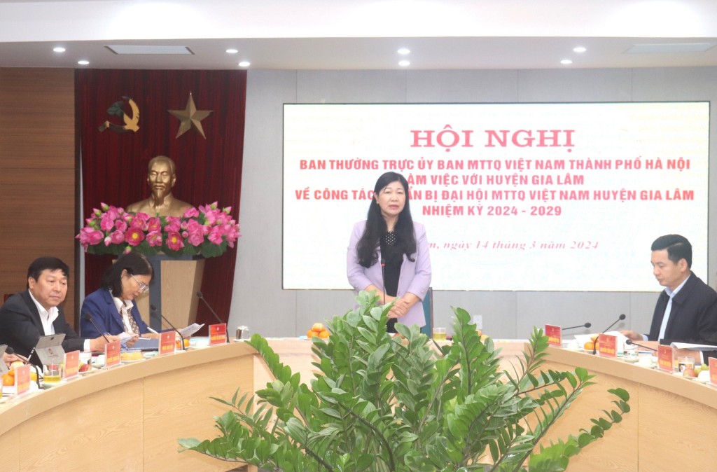 Tháng 4/2024, tổ chức Đại hội Mặt trận điểm khối huyện - ảnh 1