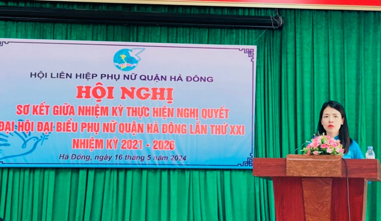 Hội LHPN quận Hà Đông hoàn thành 100% chỉ tiêu Nghị quyết Đại hội phụ nữ Quận lần thứ XXI - ảnh 3