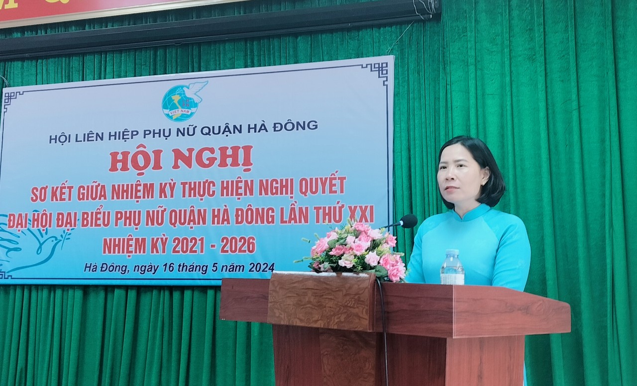 Hội LHPN quận Hà Đông hoàn thành 100% chỉ tiêu Nghị quyết Đại hội phụ nữ Quận lần thứ XXI - ảnh 2