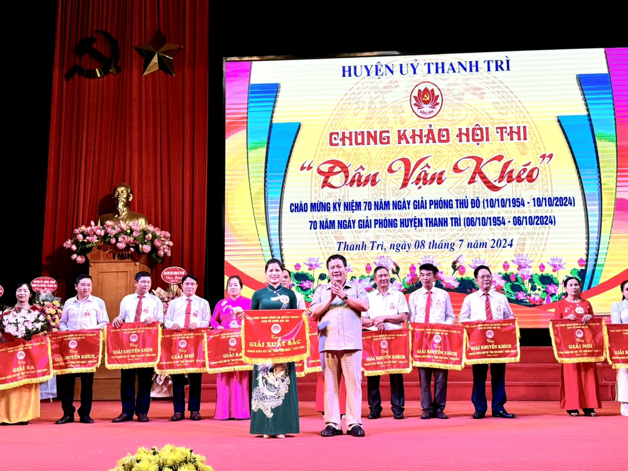 Xã Tứ Hiệp đạt giải xuất sắc Hội thi “Dân vận khéo” huyện Thanh Trì năm 2024 - ảnh 1