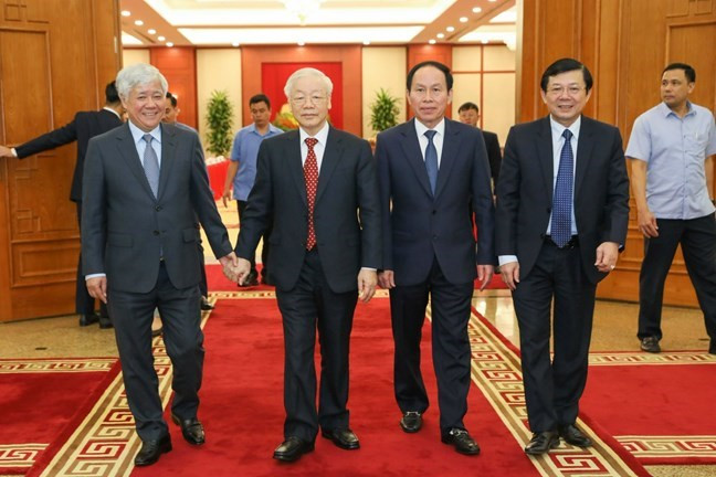 Đội ngũ cán bộ Mặt trận và nhân dân Thủ đô luôn bày tỏ sự kính trọng và tình cảm trân quý nhất dành cho Tổng Bí thư - ảnh 1