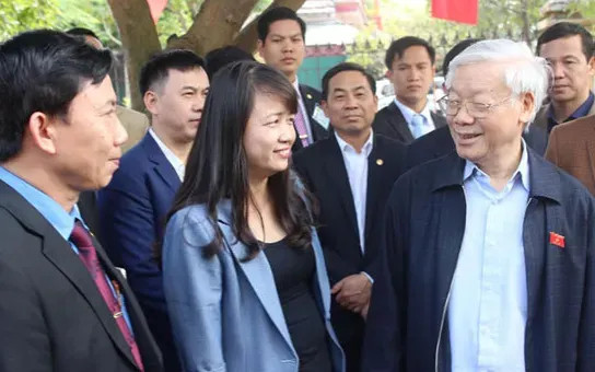 Người dân Đông Anh nhớ về Tổng Bí thư Nguyễn Phú Trọng - ảnh 1