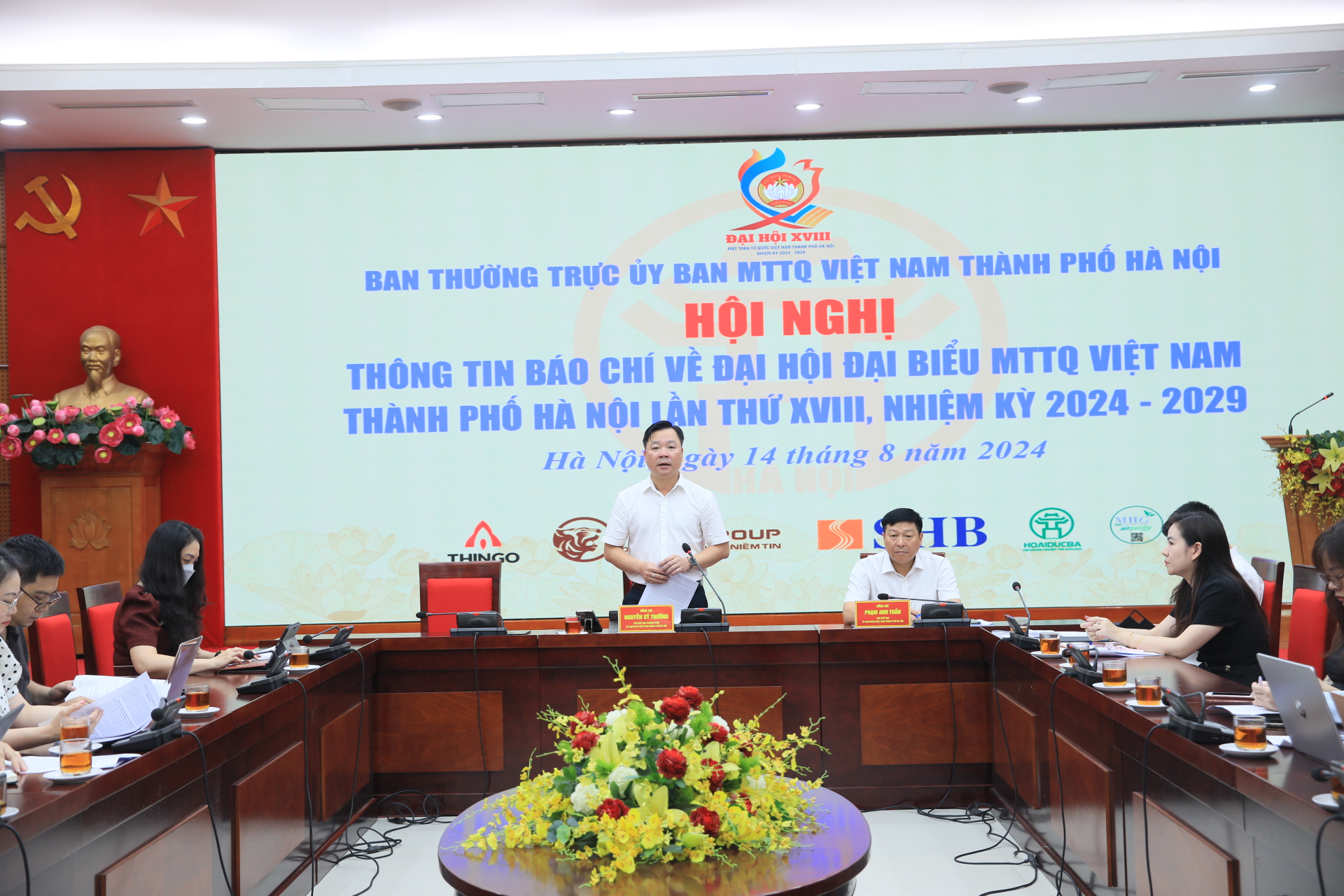 363 đại biểu chính thức tham dự Đại hội Đại biểu Mặt trận Tổ quốc Việt Nam thành phố Hà Nội lần thứ XVIII - ảnh 1