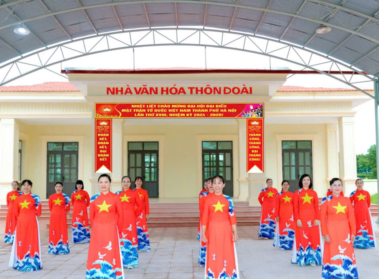 Hà Nội: Tưng bừng băng rôn, baner chào mừng Đại hội đại biểu MTTQ Việt Nam TP Hà Nội lần thứ XVIII - ảnh 6