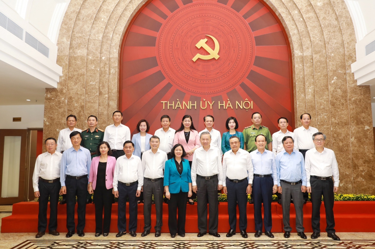 Tổng Bí thư, Chủ tịch nước Tô Lâm làm việc với Ban Thường vụ Thành ủy Hà Nội - ảnh 5