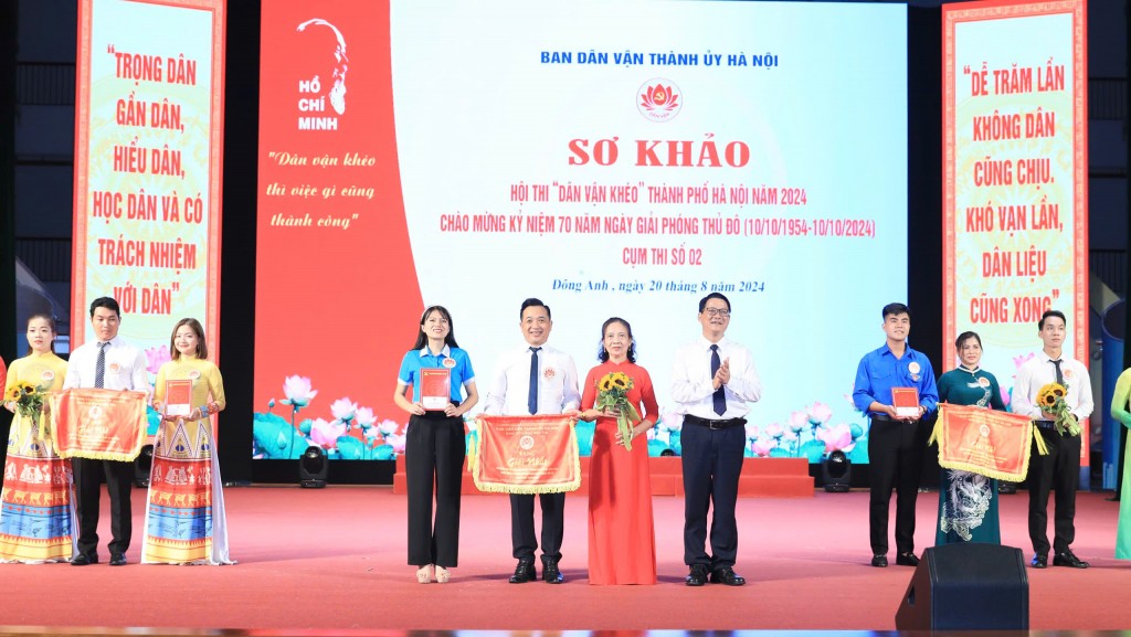 Huyện Đông Anh đoạt giải Nhất hội thi “Dân vận khéo” Cụm thi số 2 - ảnh 2