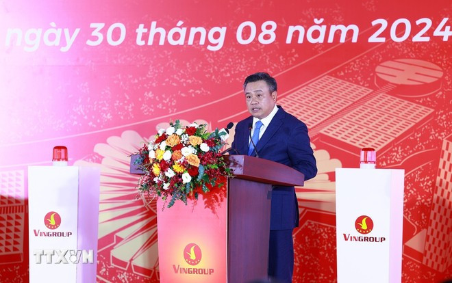 Thủ tướng Phạm Minh Chính dự lễ khởi công Trung tâm Hội chợ triển lãm quốc gia - ảnh 3