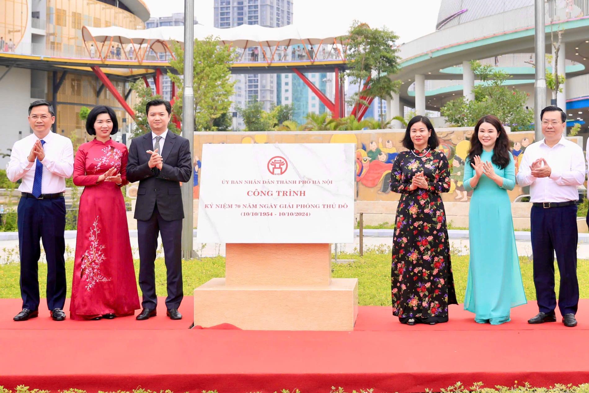  Khánh thành Cung Thiếu nhi Hà Nội: Món quà ý nghĩa Thành phố dành tặng thiếu nhi Thủ đô - ảnh 6