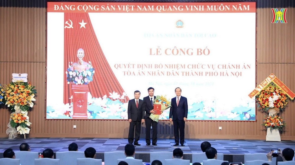 Tòa án nhân dân TP Hà Nội có tân Chánh án - ảnh 1