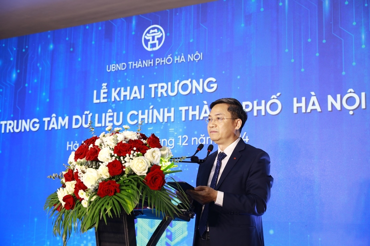 Khai trươngTrung tâm Dữ liệu chính thành phố Hà Nội - thúc đẩy chuyển đổi số toàn diện - ảnh 2