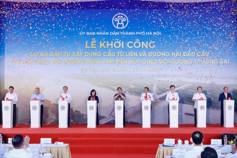 Khởi công cầu Tứ Liên: Điểm nhấn kiến trúc, xứng tầm và tôn vinh Hà Nội - ảnh 1