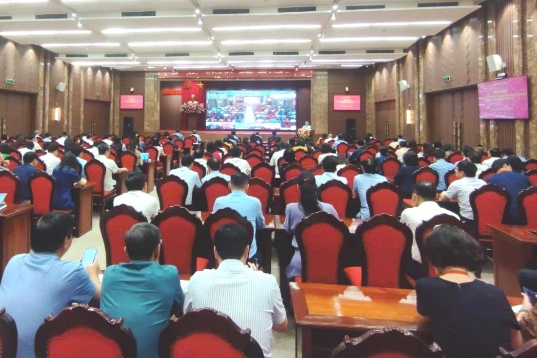 553 điểm cầu Hà Nội tập huấn thủ tục hành chính của Đảng trên môi trường điện tử - ảnh 1