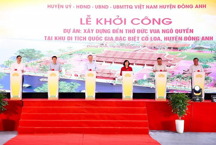 Tổng Bí thư Tô Lâm dự Lễ khởi công xây dựng đền thờ Đức vua Ngô Quyền - ảnh 1