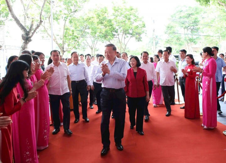 Tổng Bí thư Tô Lâm dự Lễ khởi công xây dựng đền thờ Đức vua Ngô Quyền - ảnh 2