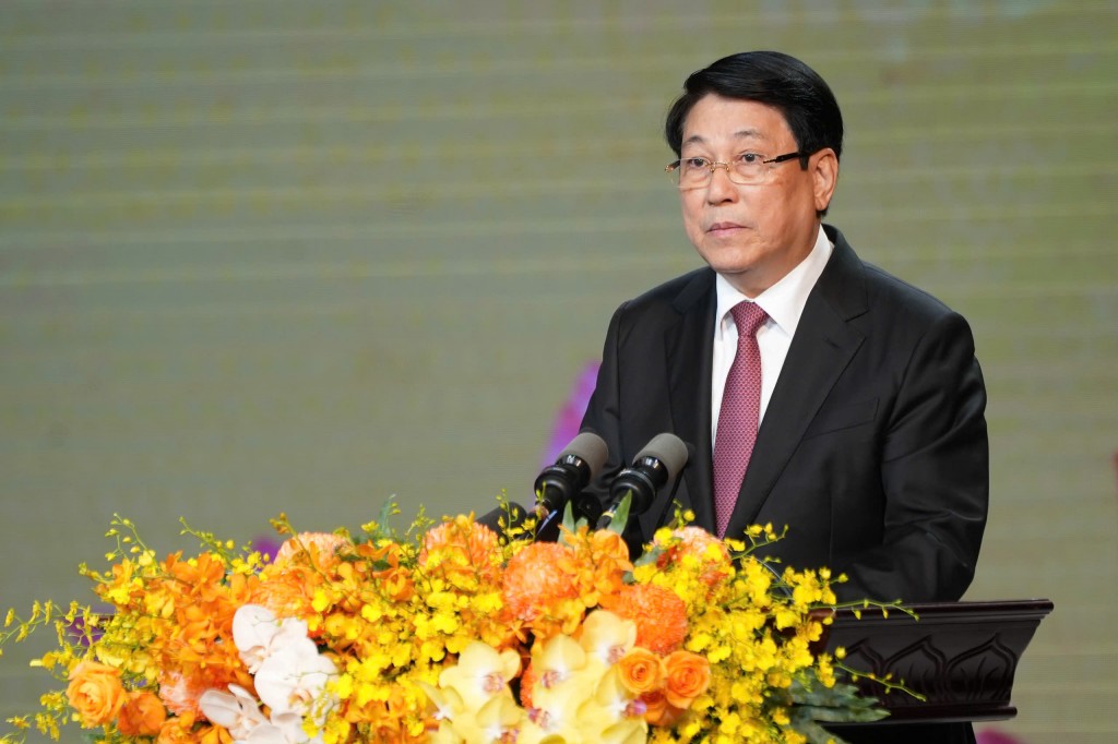Chủ tịch nước Lương Cường dự Lễ công bố sắp xếp đơn vị hành chính tại Hà Nội - ảnh 5