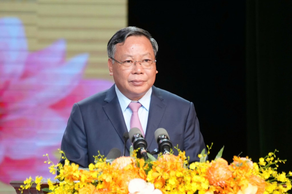 Chủ tịch nước Lương Cường dự Lễ công bố sắp xếp đơn vị hành chính tại Hà Nội - ảnh 3