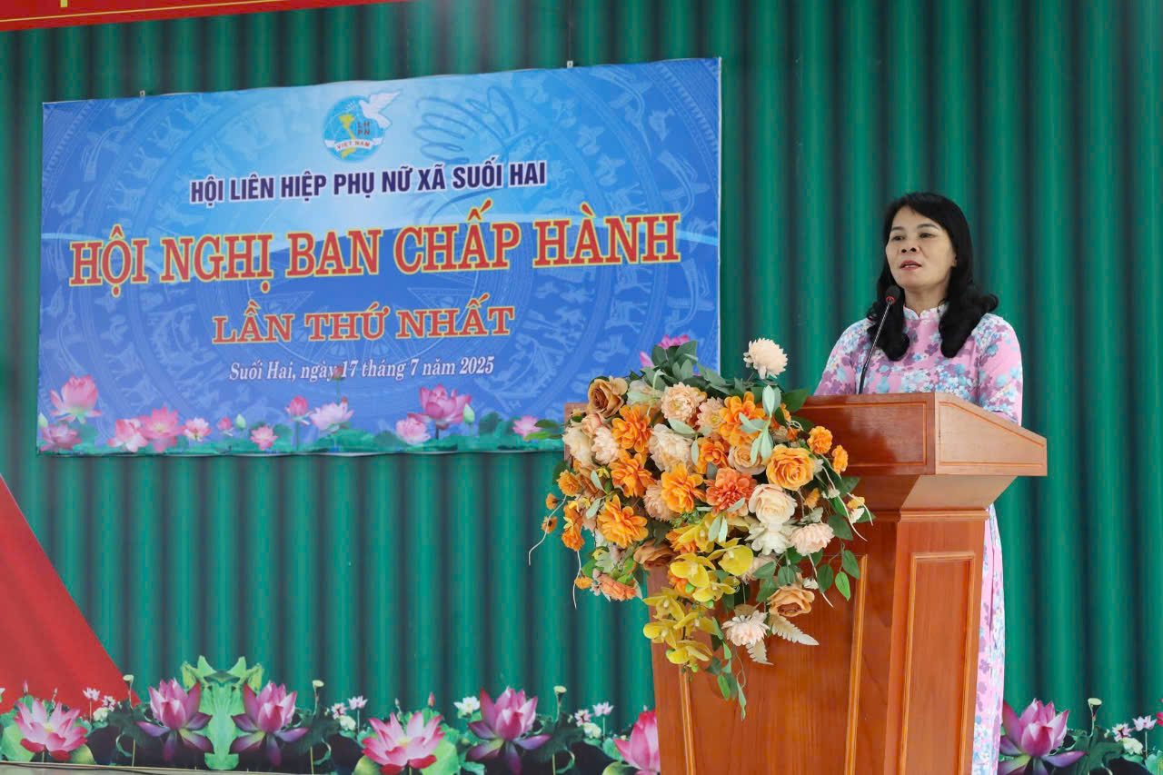 Hội LHPN xã Suối Hai tổ chức Hội nghị BCH lần thứ Nhất và triển khai nhiệm vụ trọng tâm 6 tháng cuối năm 2025 - ảnh 4