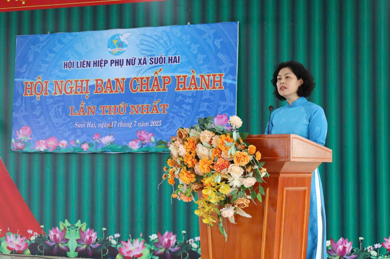 Hội LHPN xã Suối Hai tổ chức Hội nghị BCH lần thứ Nhất và triển khai nhiệm vụ trọng tâm 6 tháng cuối năm 2025 - ảnh 5