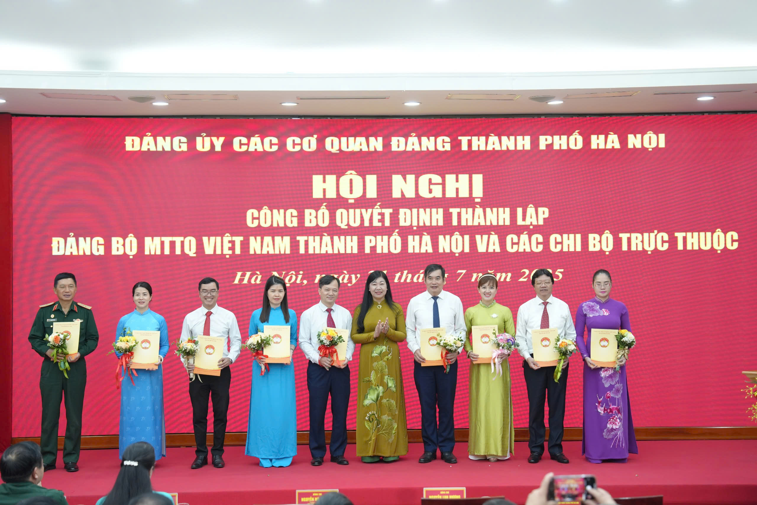Đảng bộ MTTQ Việt Nam TP Hà Nội thành lập, gồm 36 chi bộ với 679 đảng viên - ảnh 3