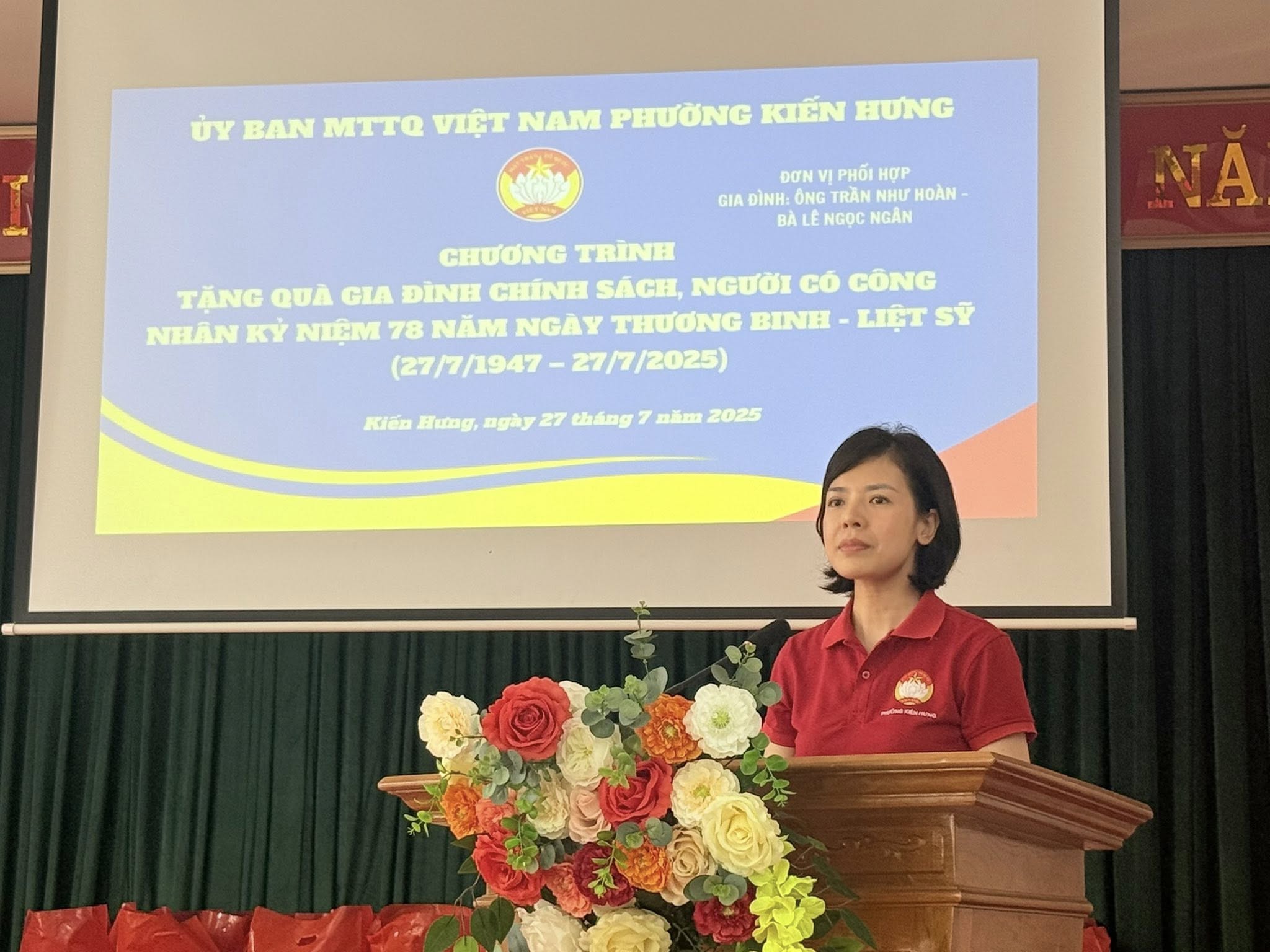 Ủy ban MTTQ Việt Nam phường Kiến Hưng tri ân, trao quà cho các gia đình chính sách - ảnh 2