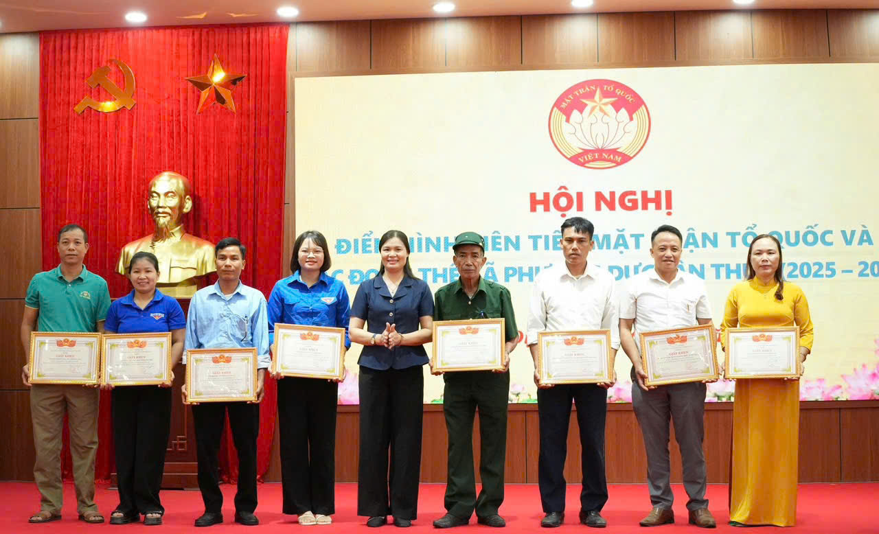 Xã Phượng Dực tổ chức Hội nghị Điển hình tiên tiến MTTQ và các tổ chức Chính trị - Xã hội lần thứ nhất - ảnh 3