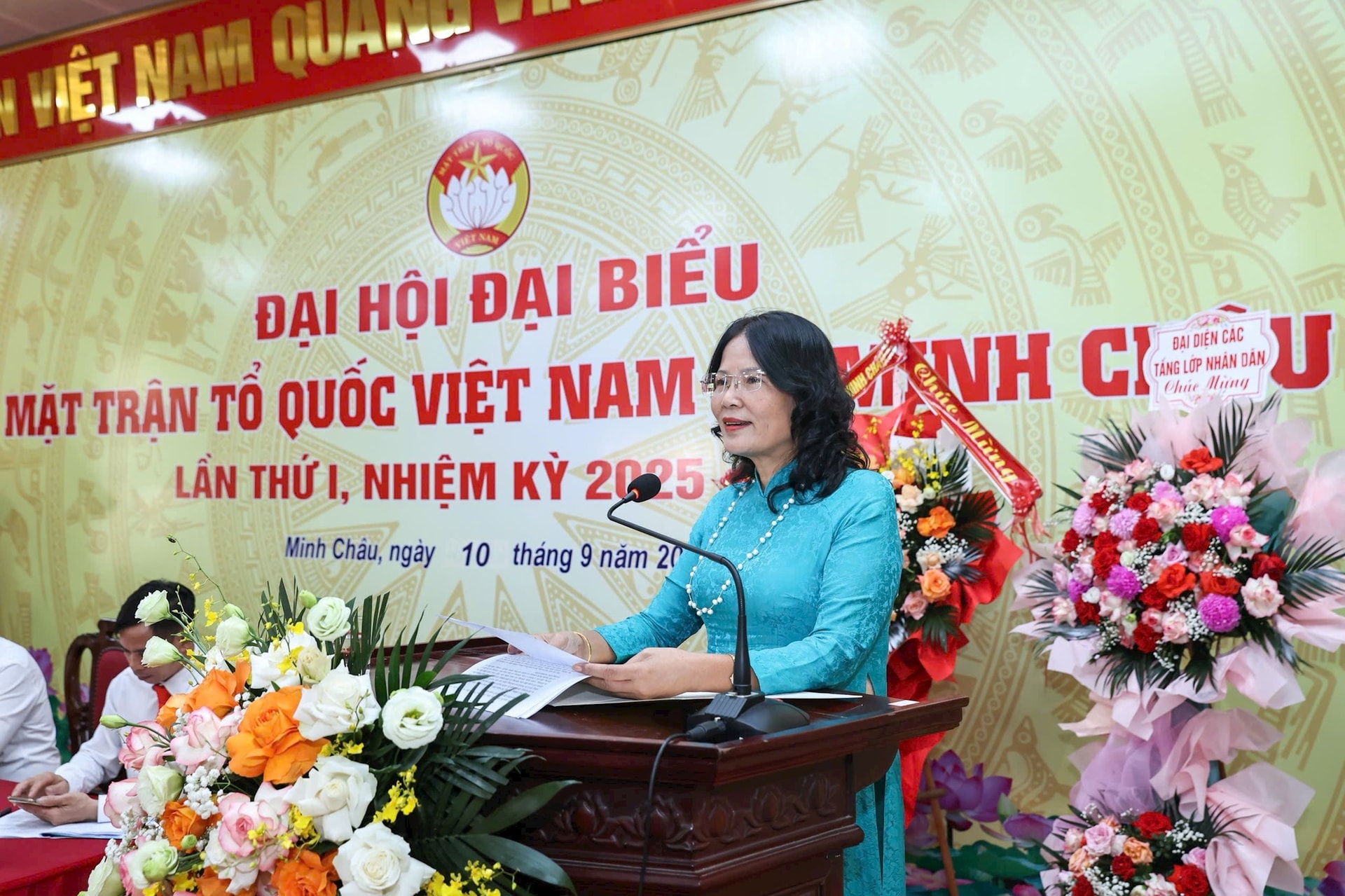 Uỷ ban MTTQ Việt Nam xã Minh Châu: “Đoàn kết - Dân chủ - Đổi mới - Sáng tạo - Phát triển“ - ảnh 2
