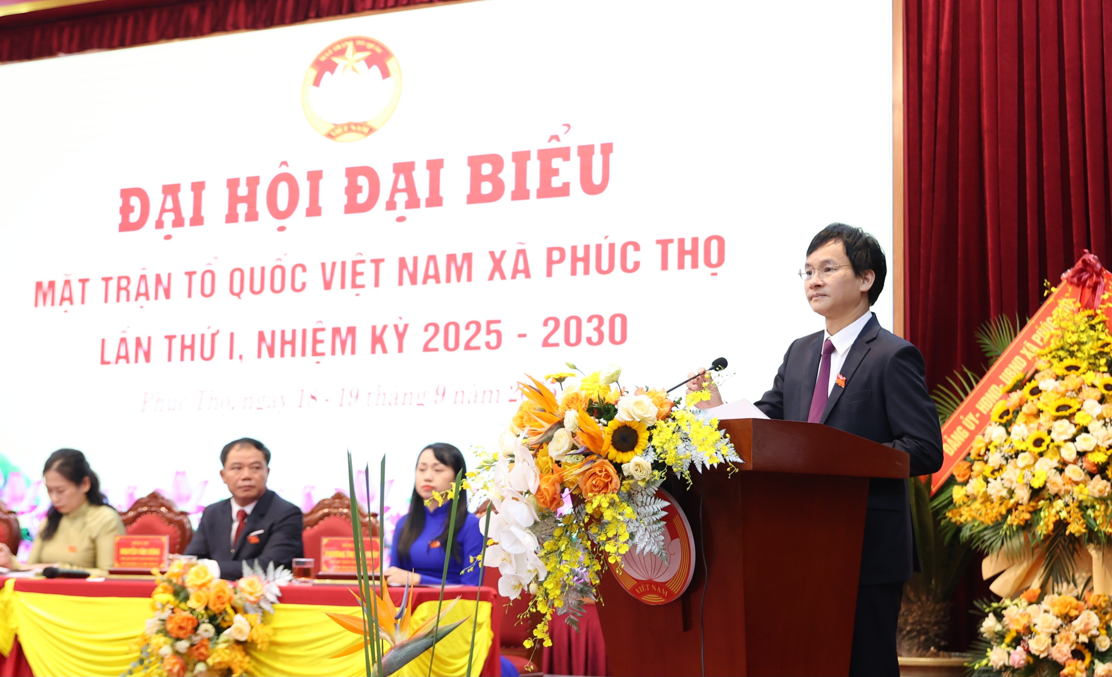 Bà Lê Thị Kim Phương giữ chức Chủ tịch Ủy ban MTTQ Việt Nam xã Phúc Thọ khóa I, nhiệm kỳ 2025-2030 - ảnh 5