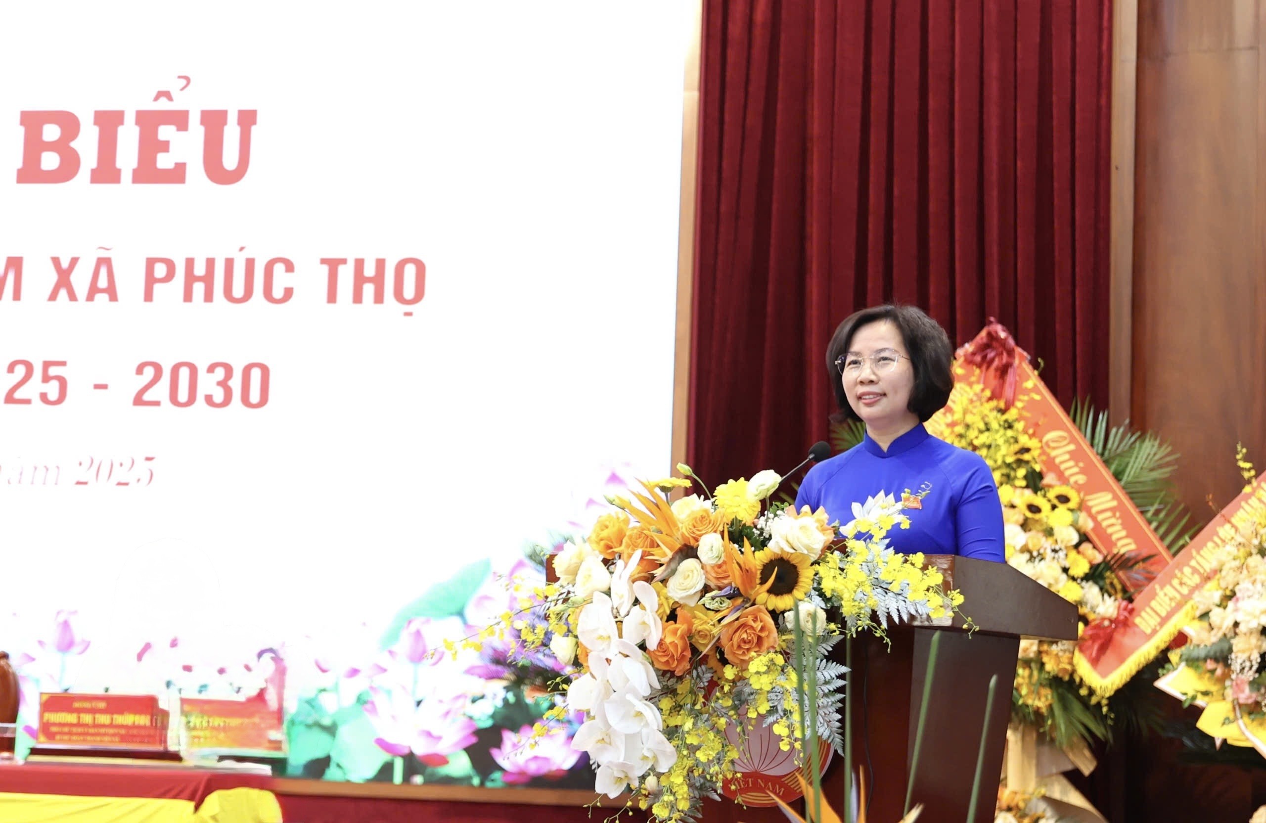 Bà Lê Thị Kim Phương giữ chức Chủ tịch Ủy ban MTTQ Việt Nam xã Phúc Thọ khóa I, nhiệm kỳ 2025-2030 - ảnh 3