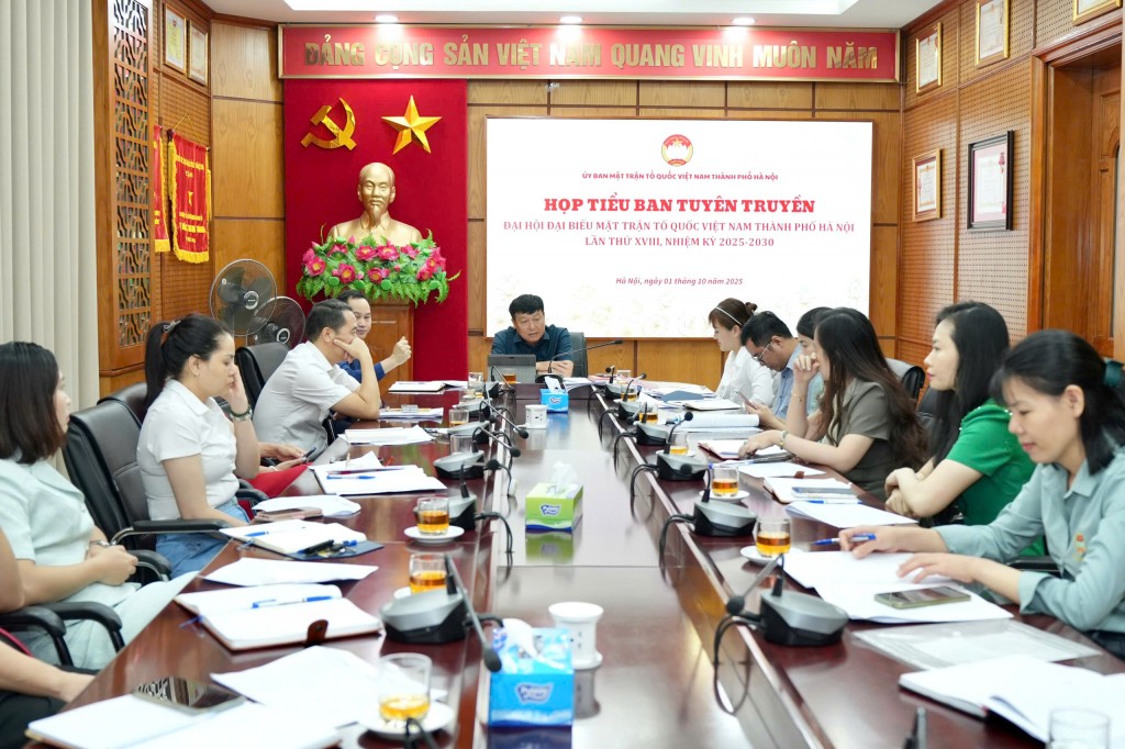 Tuyên truyền sâu đậm, trước - trong - sau Đại hội đại biểu MTTQ Việt Nam TP Hà Nội lần thứ XVIII - ảnh 1