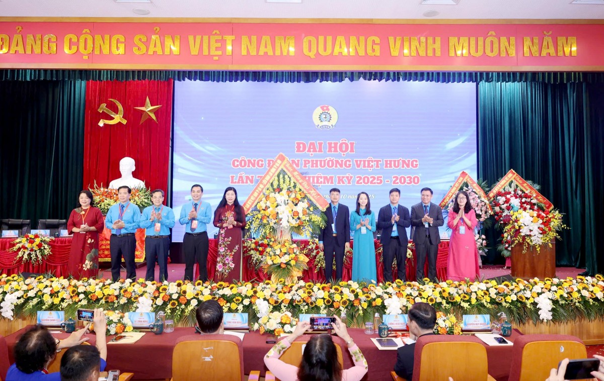 Đại hội điểm Công đoàn phường Việt Hưng lần thứ I, nhiệm kỳ 2025-2030 thành công tốt đẹp - ảnh 3