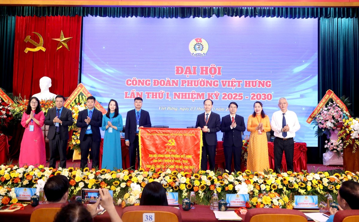 Đại hội điểm Công đoàn phường Việt Hưng lần thứ I, nhiệm kỳ 2025-2030 thành công tốt đẹp - ảnh 5