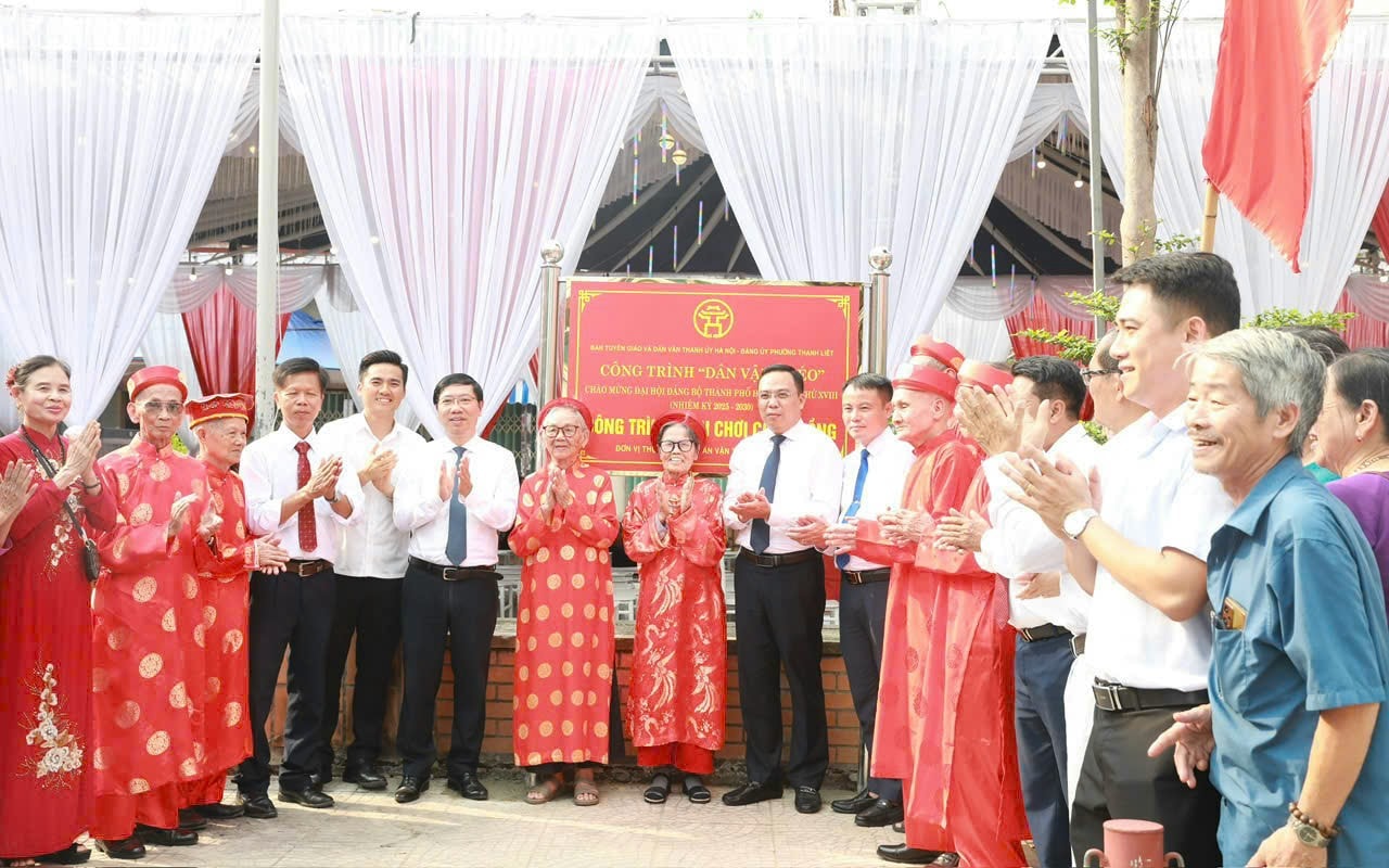 Những công trình “Dân vận khéo” chào mừng Đại hội đại biểu Đảng bộ thành phố Hà Nội lần thứ XVIII - ảnh 5