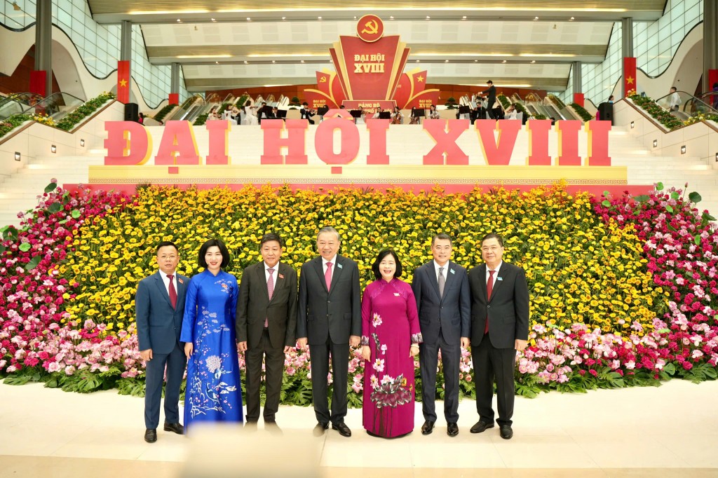 Tổng Bí thư Tô Lâm dự Đại hội đại biểu Đảng bộ Thành phố Hà Nội lần thứ XVIII - ảnh 5